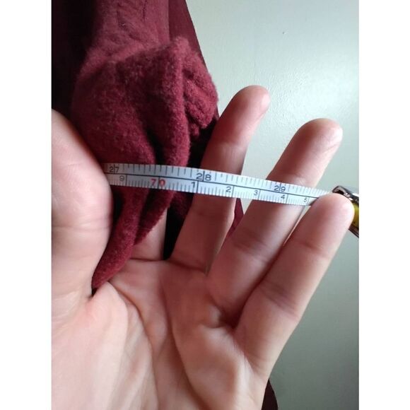 NWT Crown & Ivy Mens Red and Brown Elbow Patch Long Sleeve Button Down Classic F - Picture 7 of 9